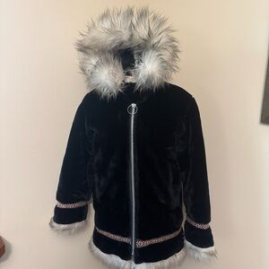 Vintage Stearns Faux Fur Goose Down Jacket Size XS-S